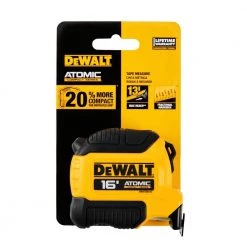 DEWALT ATOMIC 16 ft. x 1-1/8 in. Tape Measure 12 DEWALT ATOMIC 16 ft. x 1-1/8 in. Tape Measure -DEWALT Shop dewalt tape measures dwht38116s 40 1000