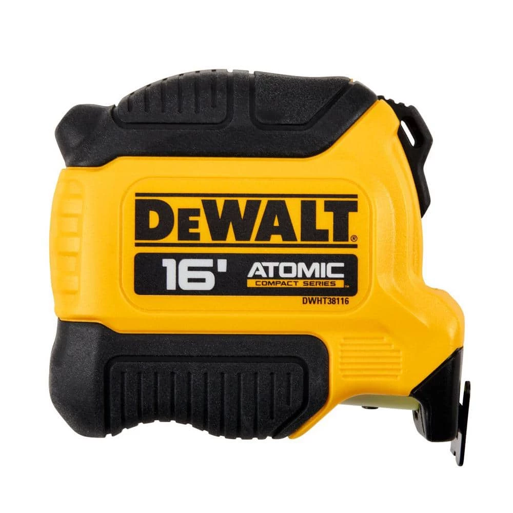 DEWALT ATOMIC 16 ft. x 1-1/8 in. Tape Measure 1 DEWALT ATOMIC 16 ft. x 1-1/8 in. Tape Measure