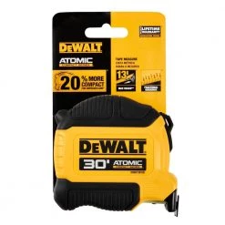 DEWALT ATOMIC 30 ft. x 1-1/8 in. Tape Measure -DEWALT Shop dewalt tape measures dwht38130s 40 1000