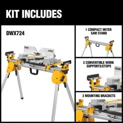 DEWALT 29.8 lbs. Compact Miter Saw Stand with 500 lbs. Capacity -DEWALT Shop dewalt tool stands dwx724 40 1000