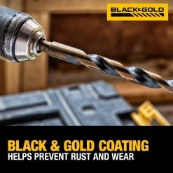 DEWALT Black and Gold Drill Bit Set (21-Piece) -DEWALT Shop dewalt twist drill bits dwa1181 66 1000