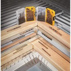 DEWALT Black and Gold Drill Bit Set (15-Piece) -DEWALT Shop dewalt twist drill bits dwa1195 1f 1000