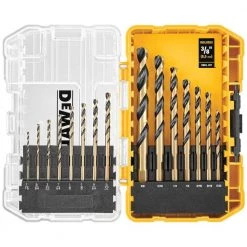DEWALT Black and Gold Drill Bit Set (15-Piece)