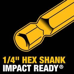 DEWALT Black and Gold Impact Ready Metal Drill Bit Set (12-Piece) -DEWALT Shop dewalt twist drill bits dwah1182 1f 1000