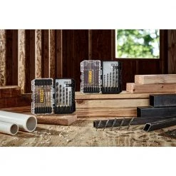 DEWALT Black and Gold Impact Ready Metal Drill Bit Set (12-Piece) -DEWALT Shop dewalt twist drill bits dwah1182 77 1000