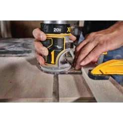 DEWALT 20-Volt MAX XR Cordless Brushless Compact Router (Tool-Only) -DEWALT Shop dewalt wood routers dcw600b 1d 1000