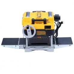DEWALT 15 Amp Corded 13 in. Heavy-Duty 2-Speed Thickness Planer with (3) Knives, In Feed Table and Out Feed Table -DEWALT Shop yellow dewalt planers dw735x 1d 1000