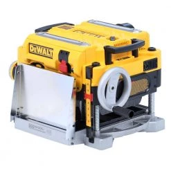 DEWALT 15 Amp Corded 13 in. Heavy-Duty 2-Speed Thickness Planer with (3) Knives, In Feed Table and Out Feed Table -DEWALT Shop yellow dewalt planers dw735x 4f 1000