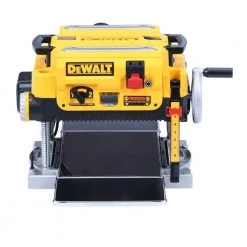 DEWALT 15 Amp Corded 13 in. Heavy-Duty 2-Speed Thickness Planer with (3) Knives, In Feed Table and Out Feed Table -DEWALT Shop yellow dewalt planers dw735x c3 1000