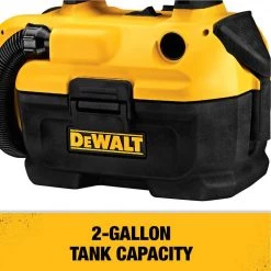 DEWALT 2 Gal. Max Cordless Wet/Dry Vacuum without Battery and Charger -DEWALT Shop yellows golds dewalt wet dry vacuums dcv580h 4f 1000
